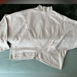 NWT cream crew neck sweater